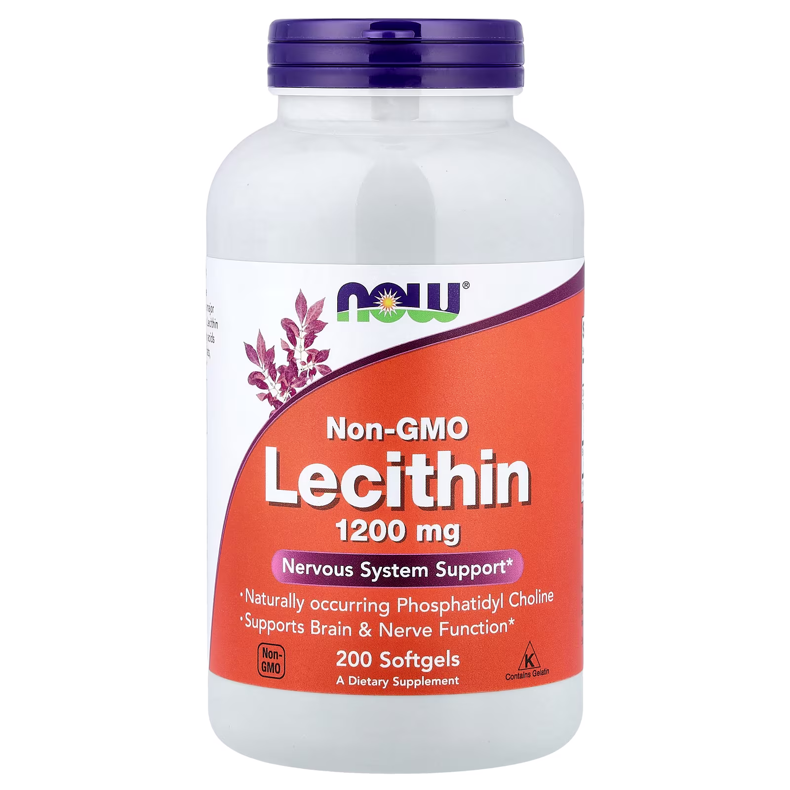 Lecitina, 200 cápsulas blandas, NOW Foods