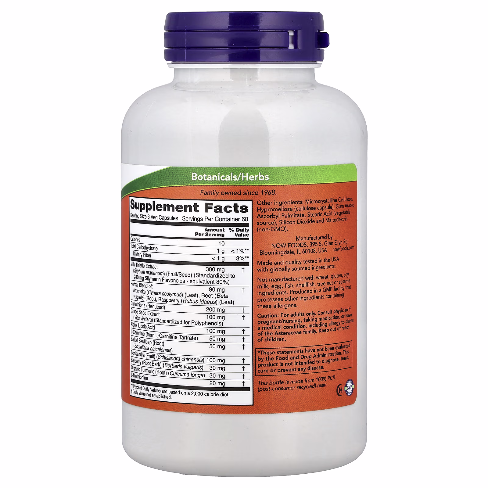 Liver Refresh™, Suplemento para revitalizar el hígado, 180 cápsulas vegetales, NOW Foods