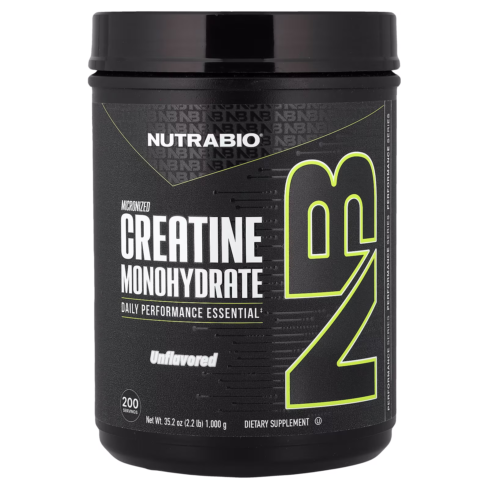 Rendimiento, Monohidrato de creatina micronizado, 1000 g (35,3 oz), NutraBio