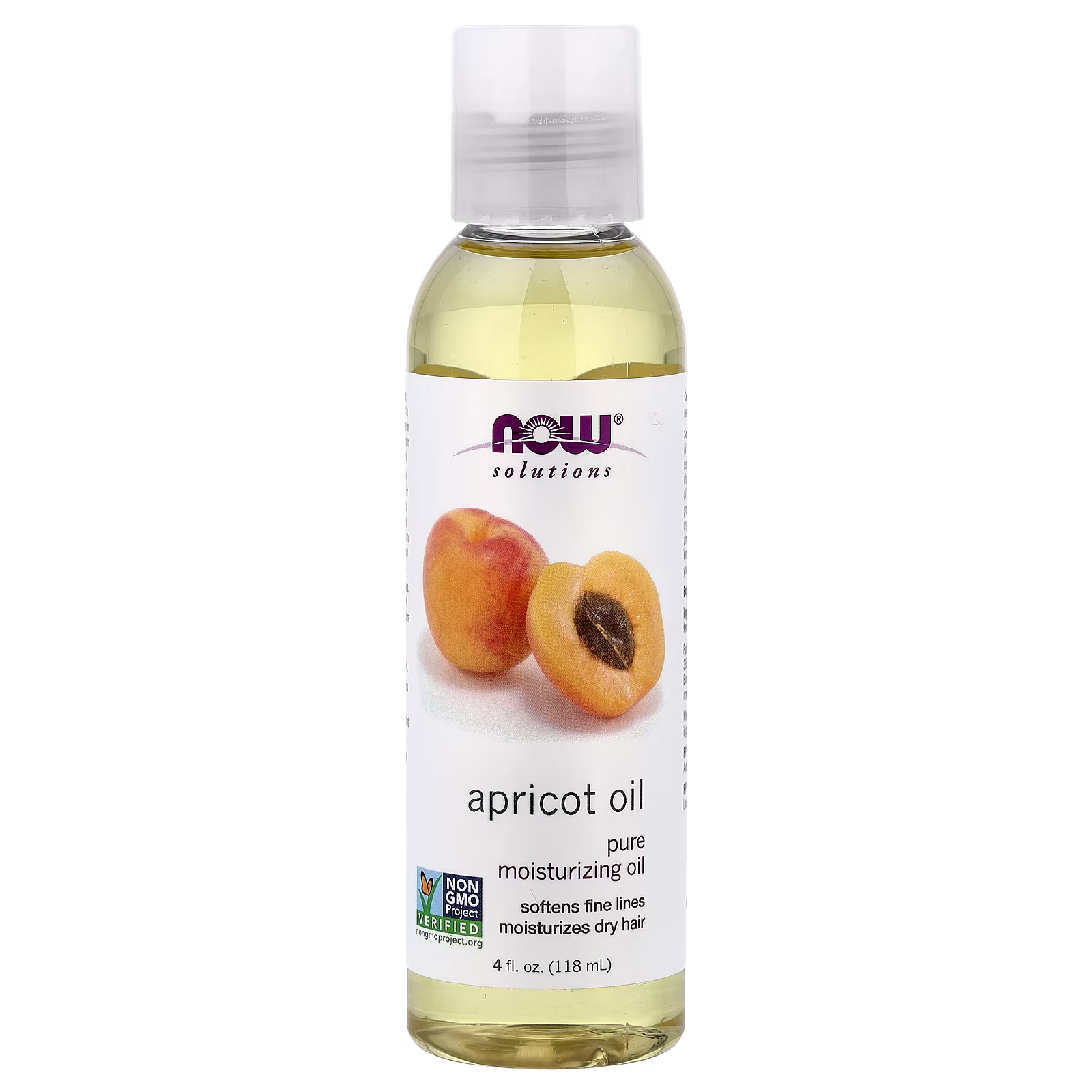 Solutions, Aceite de albaricoque, 118 ml (4 oz. líq.), NOW Foods