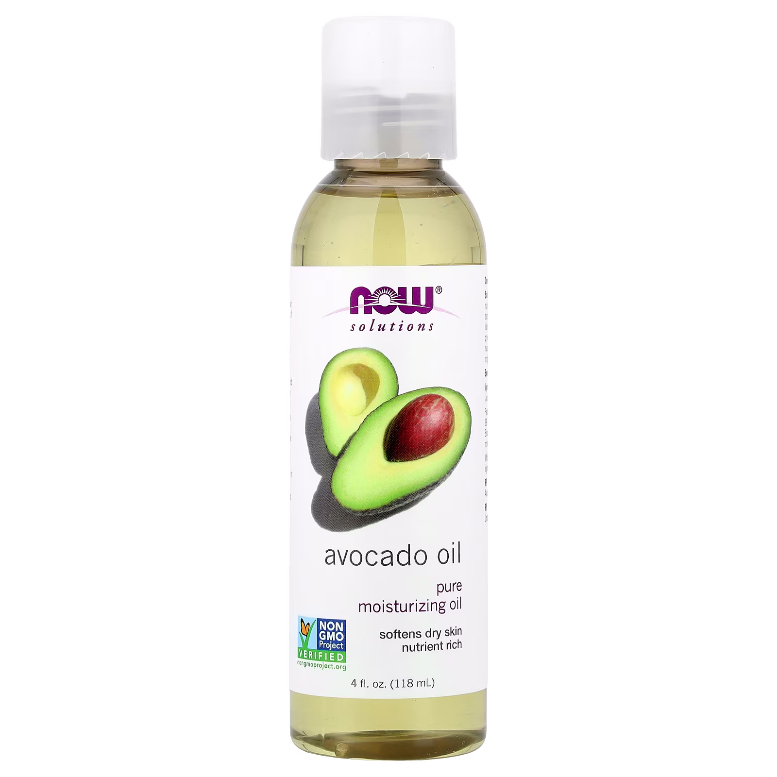 Solutions, Aceite de aguacate, 118 ml (4 oz. líq.), NOW Foods