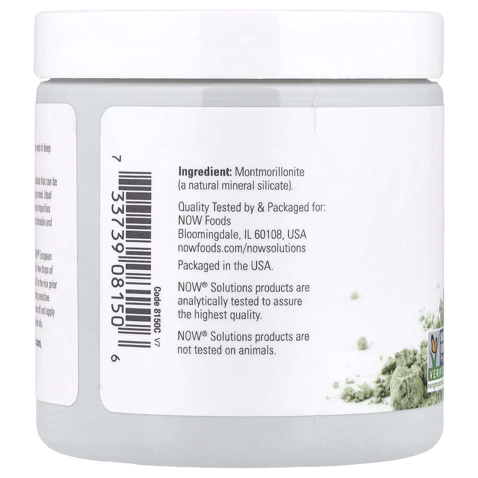 Solutions, Arcilla europea en polvo, 170 g (6 oz), NOW Foods