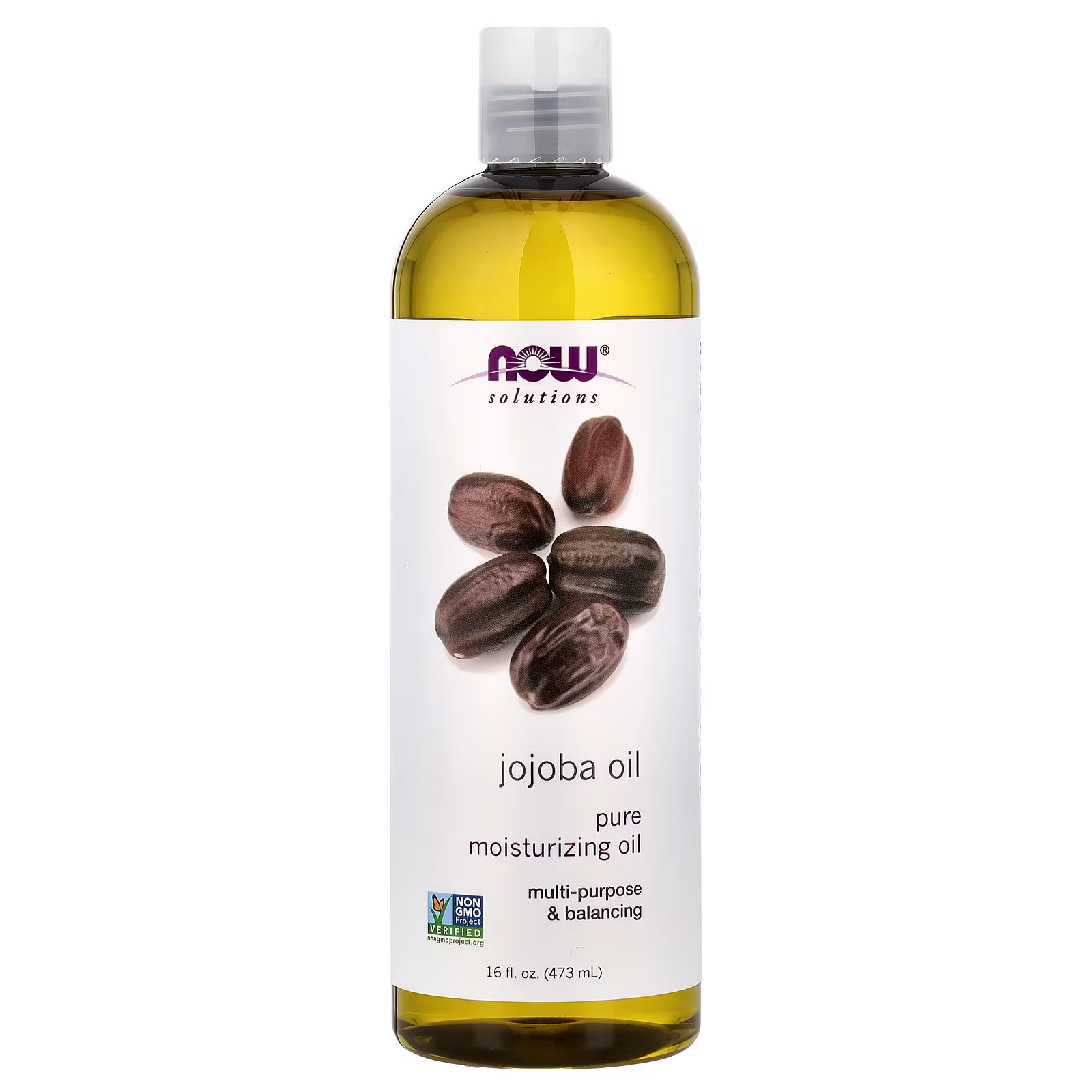Solutions, Aceite de jojoba, 473 ml (16 oz. líq.), NOW Foods