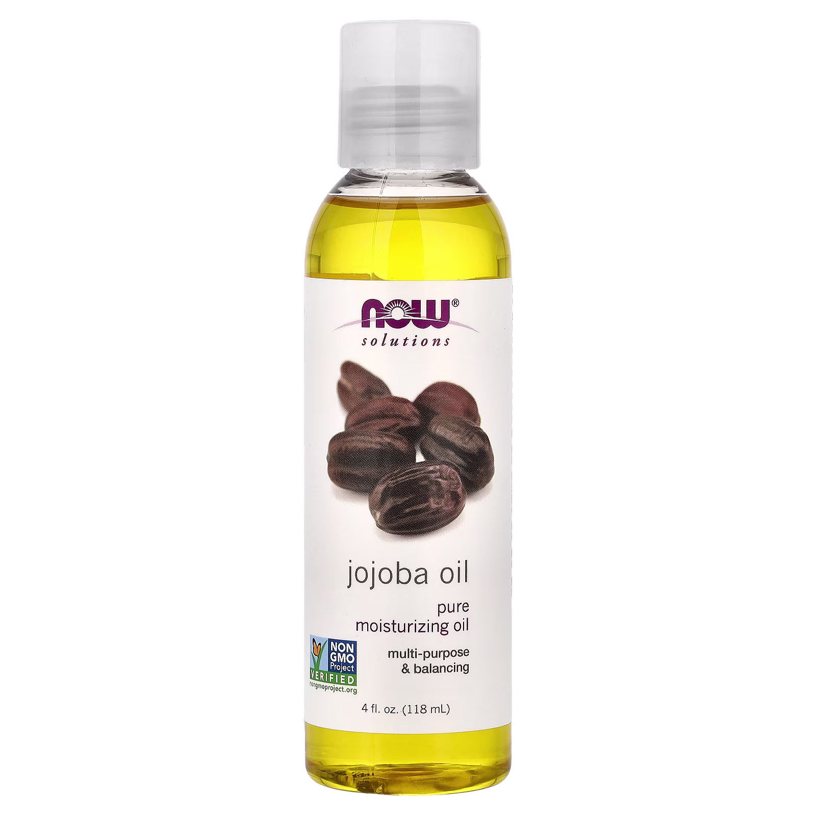 Solutions, Aceite de jojoba, 118 ml (4 oz. líq.), NOW Foods
