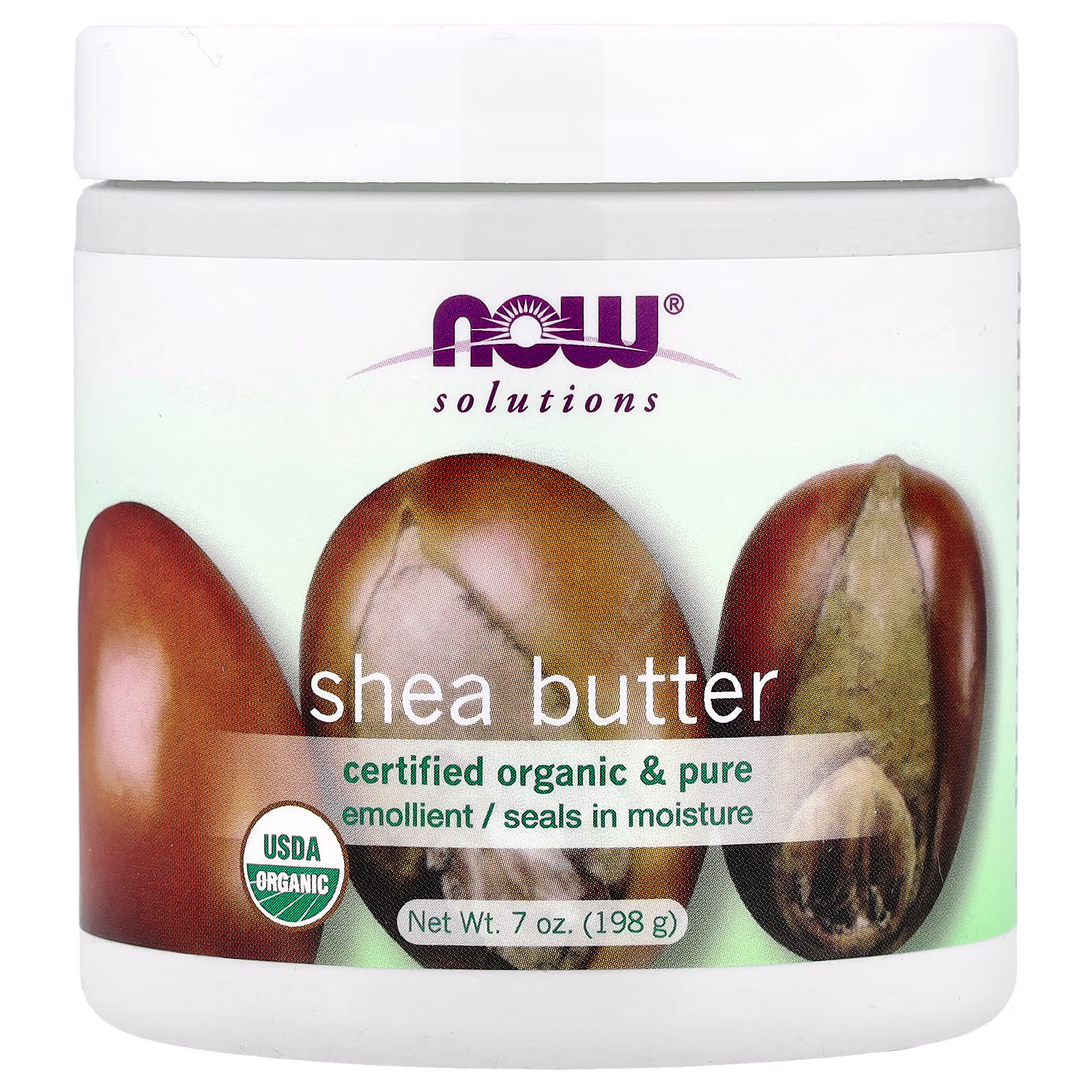 Solutions, Manteca de karité, 198 g (7 oz), NOW Foods