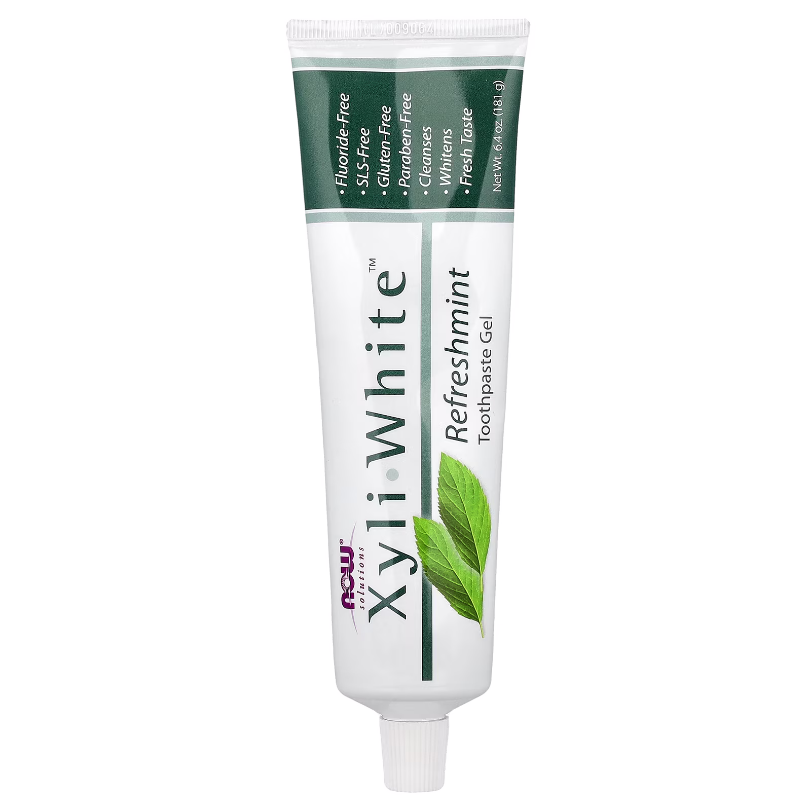 Solutions, XyliWhite™, Pasta dental en gel, Menta refrescante, 181 g (6,4 oz), NOW Foods