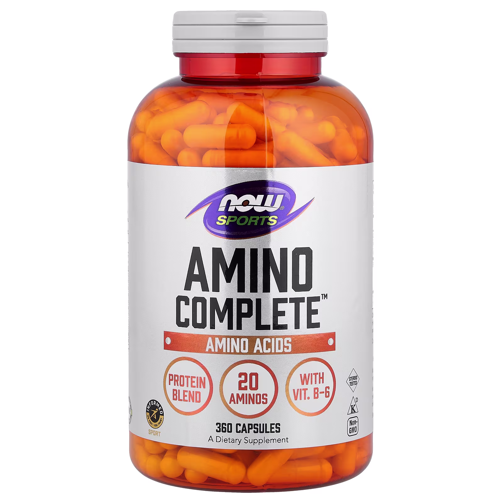 Sports, Amino Complete™, 360 cápsulas, NOW Foods