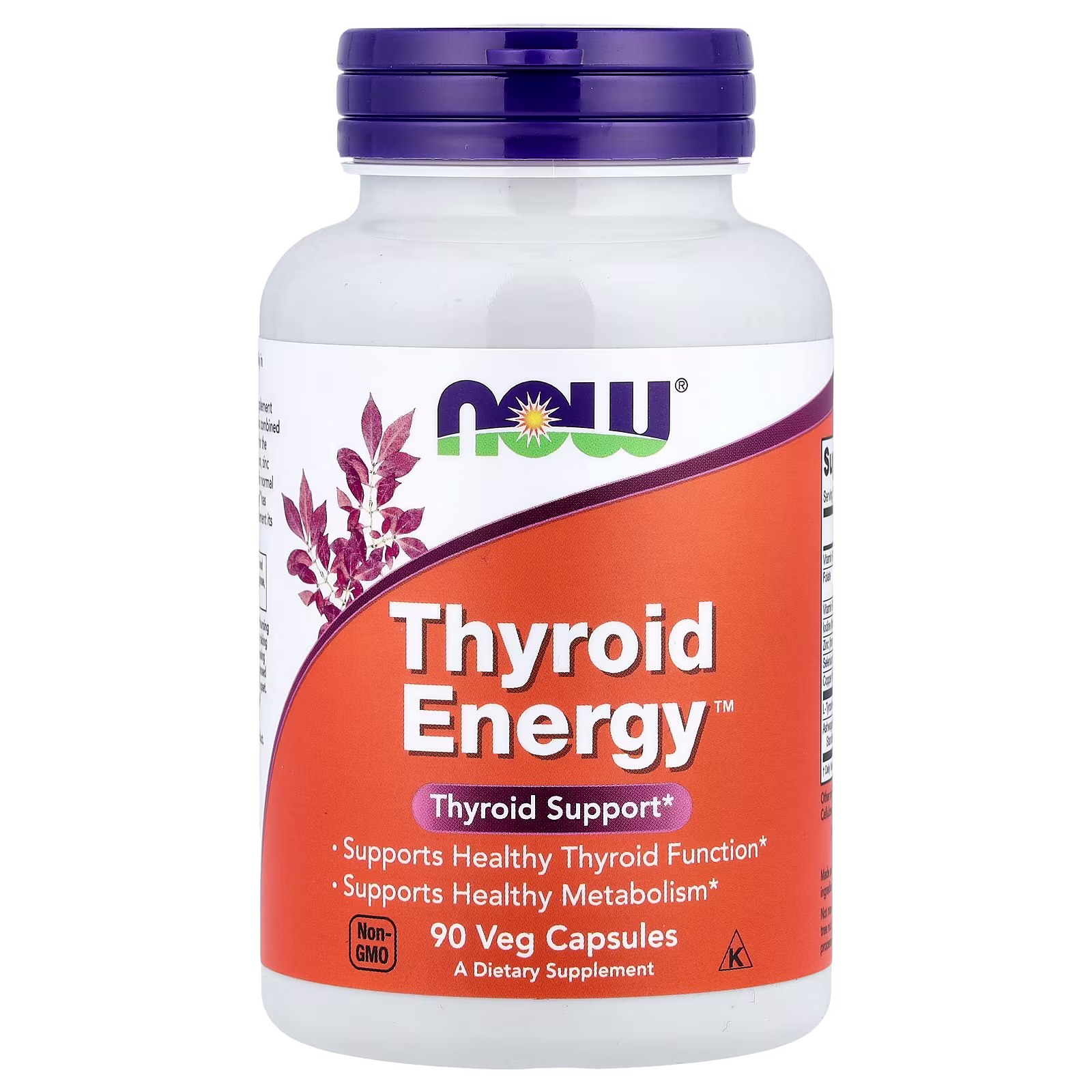 Thyroid Energy™, 90 cápsulas vegetales, NOW Foods