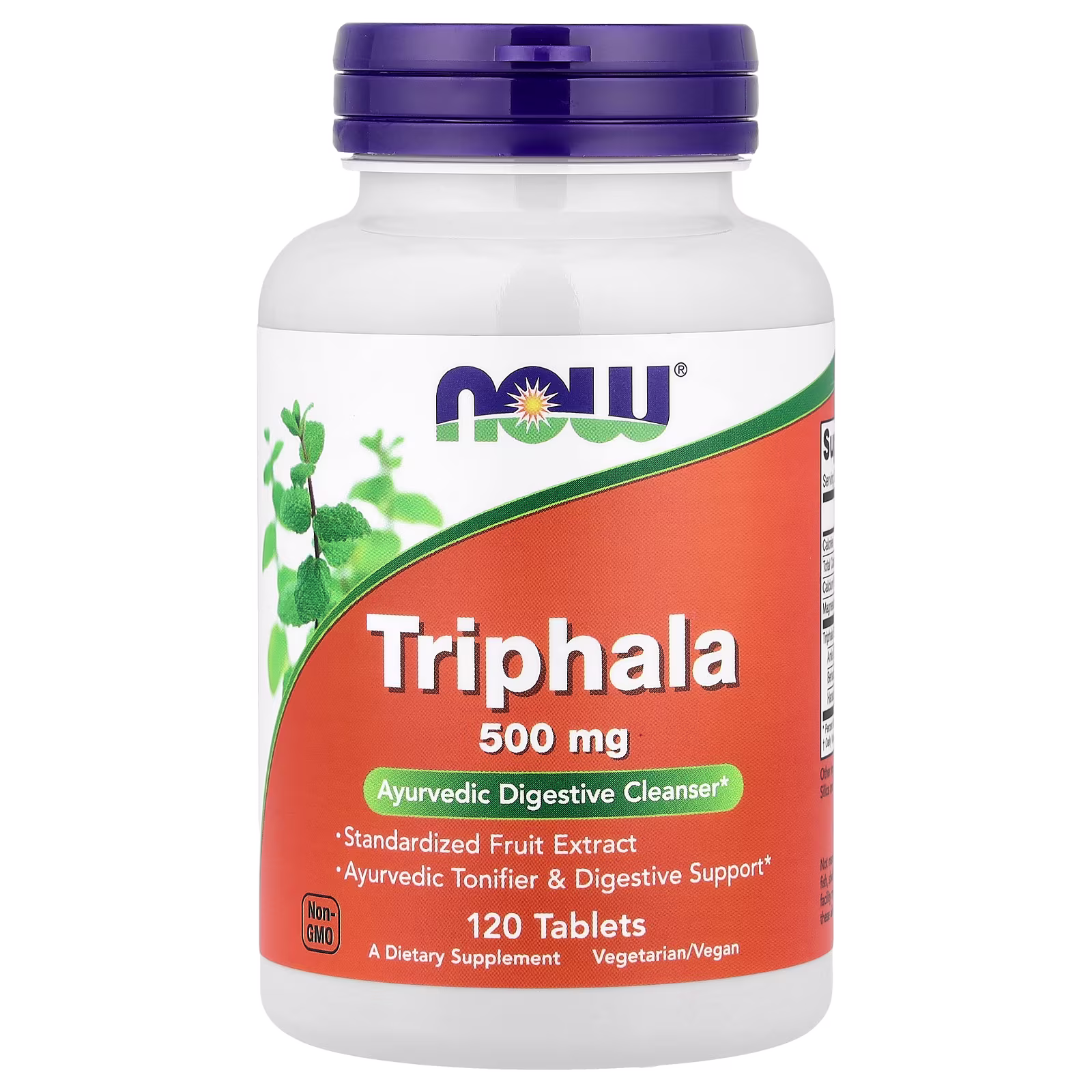Triphala, 120 tabletas, NOW Foods