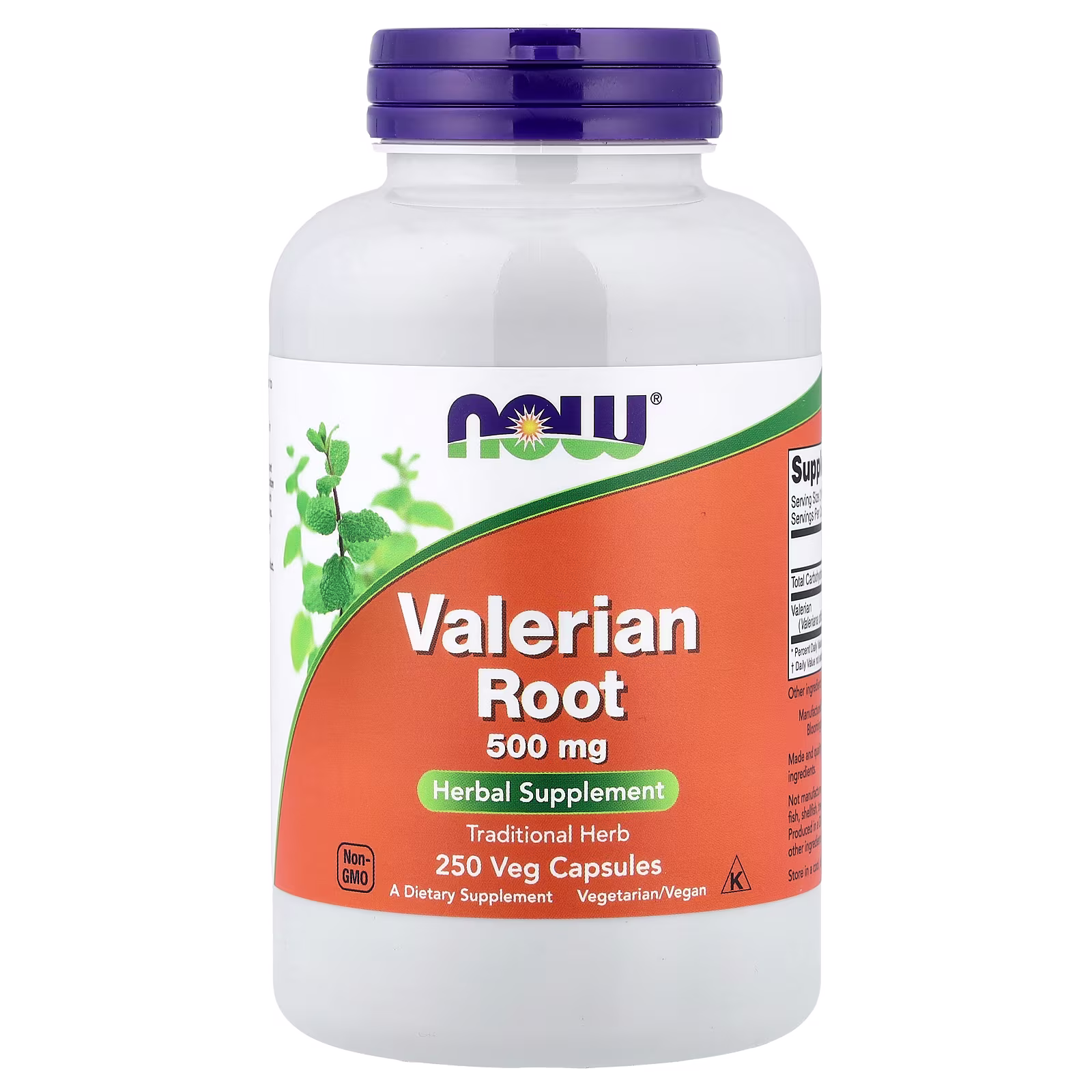 Raíz de valeriana, 500 mg, 250 cápsulas vegetales, NOW Foods