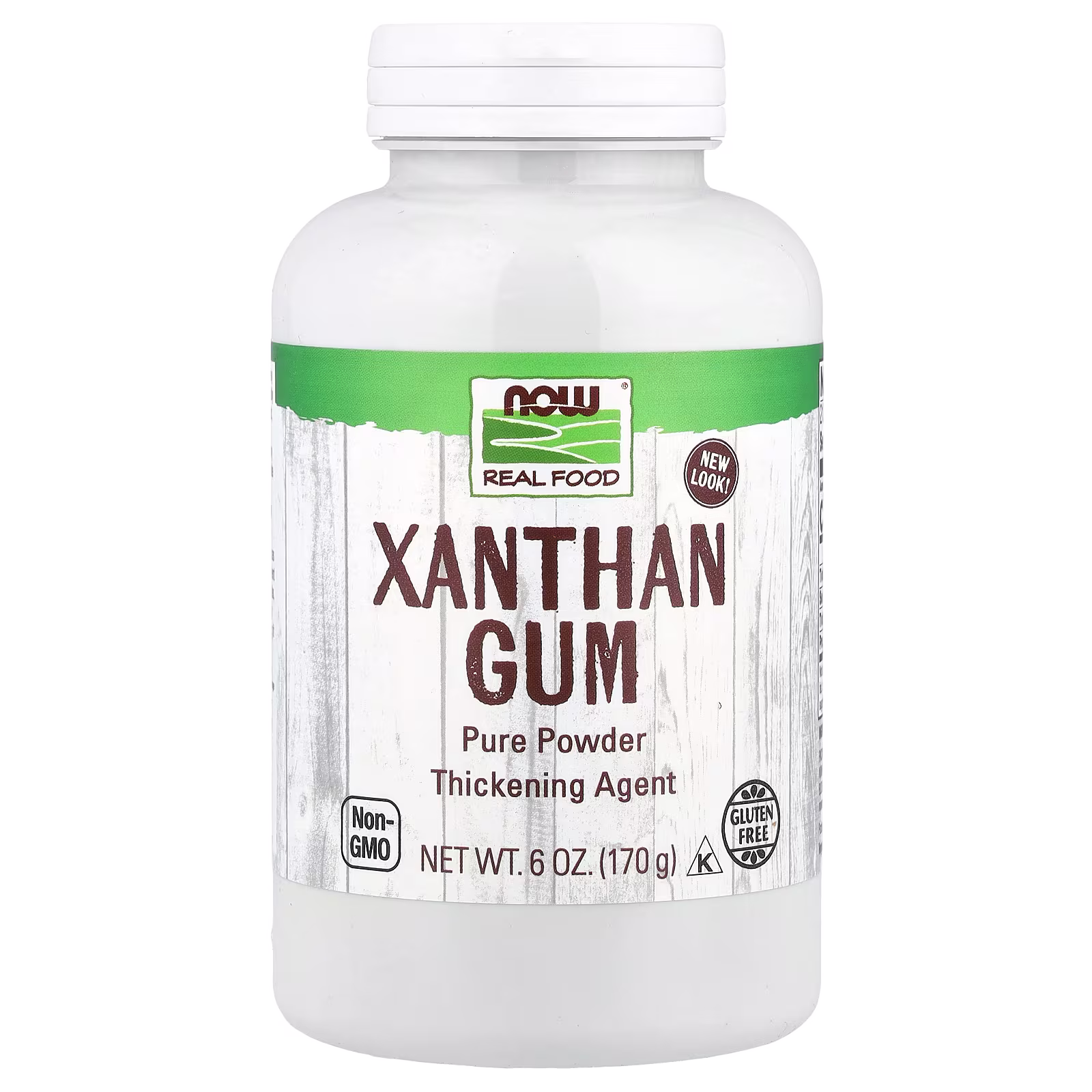 Goma xantana en polvo, 170 g (6 oz), NOW Foods