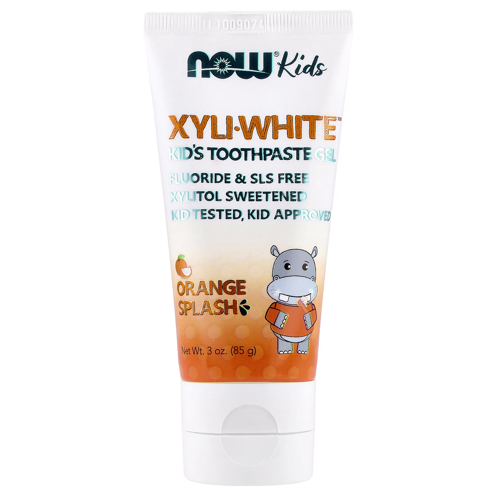 Solutions, XyliWhite™, Pasta dental en gel para niños, Naranja, 85 g (3 oz), NOW Foods